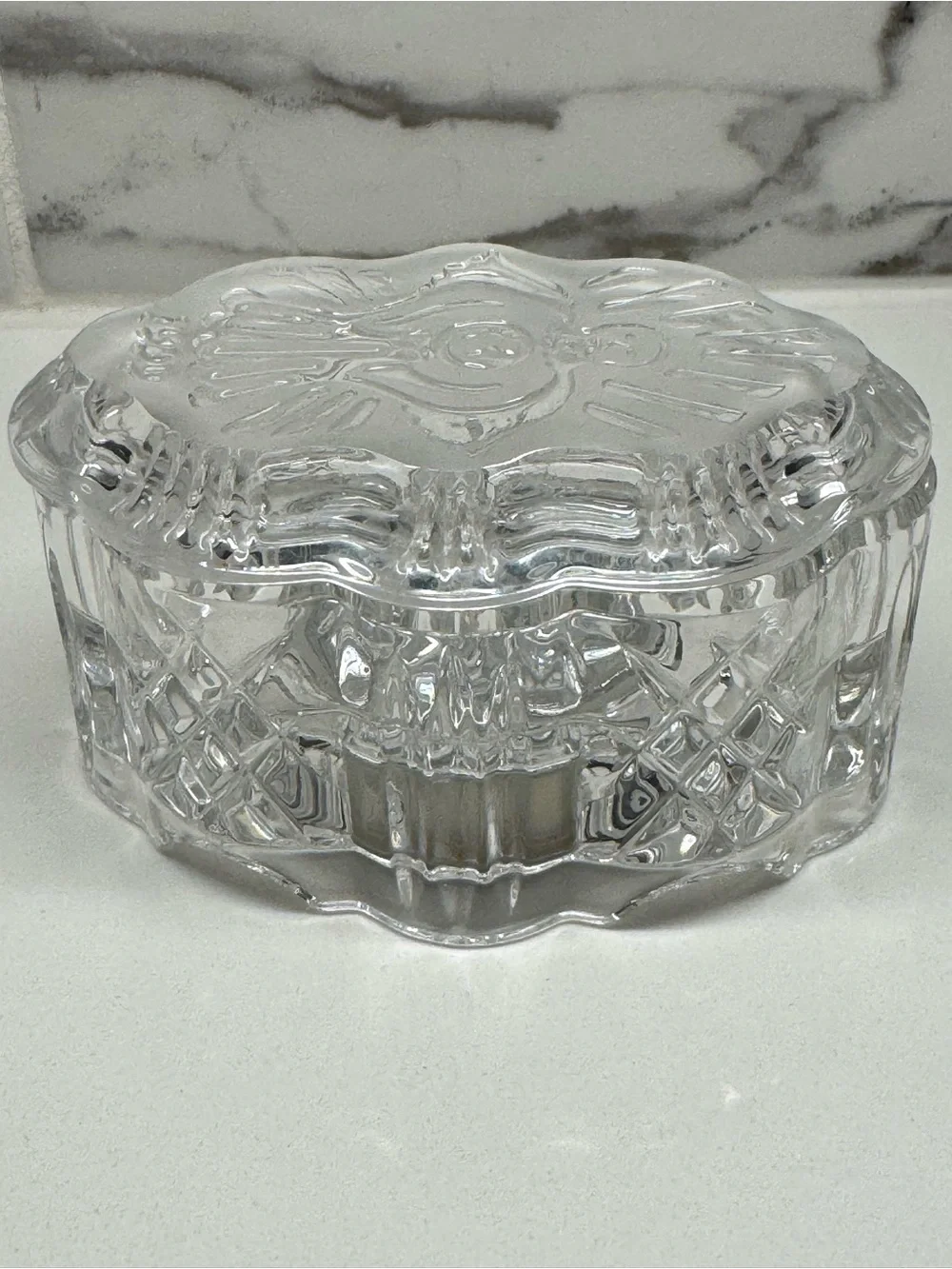 Vintage 1999 Waterford Crystal Angel Musical  Box plays Joy to the world